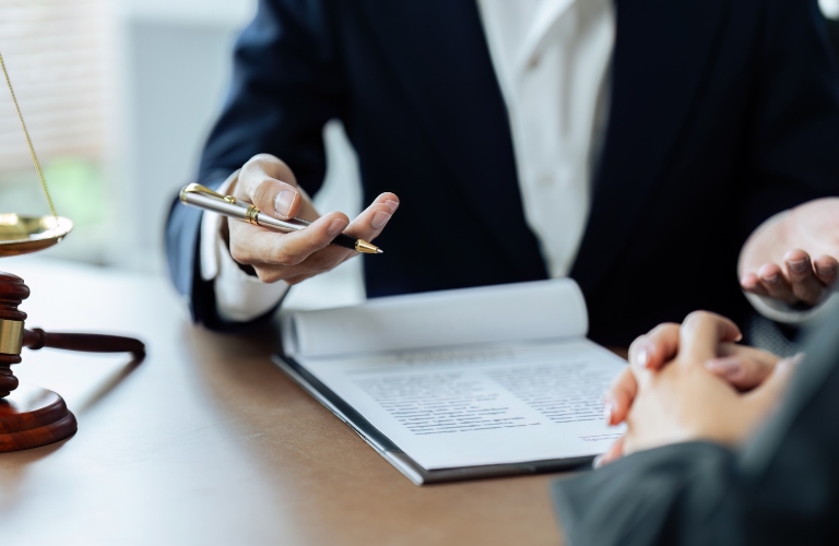 Client was listening to a lawyer advising